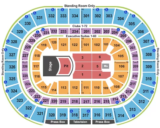 IVAN CORNEJO Seating Map Seating Chart