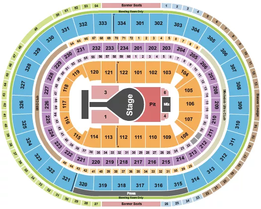 KACEY MUSGRAVES Seating Map Seating Chart