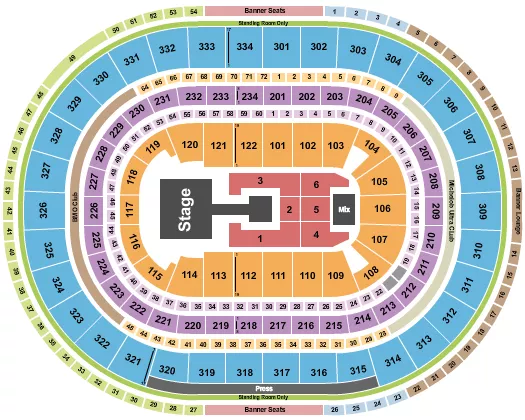 LE SSERAFIM Seating Map Seating Chart