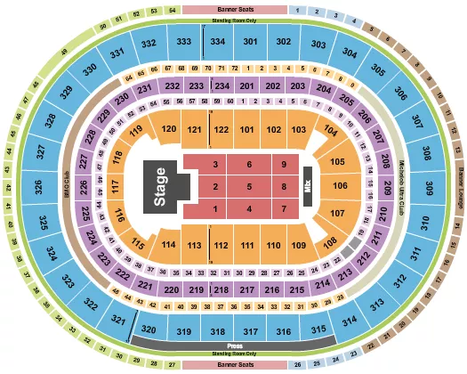 OMAR COURTZ Seating Map Seating Chart