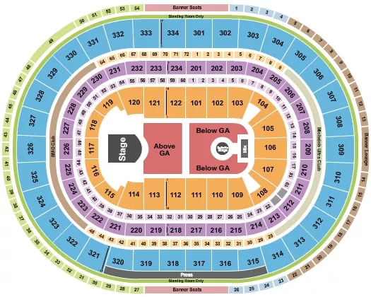 PHOEBE BRIDGERS Seating Map Seating Chart