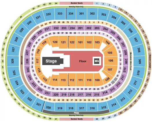 PLAYBOI CARTI Seating Map Seating Chart