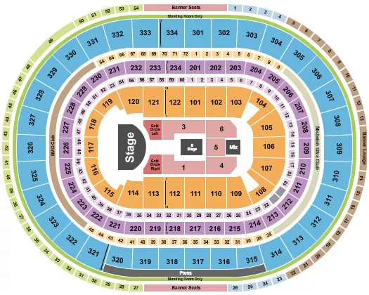 ROSALIA Seating Map Seating Chart