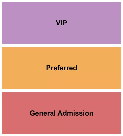 V1 V THEATER PLANET HOLLYWOOD RESORT CASINO GA PREFERRED VIP Seating Map Seating Chart