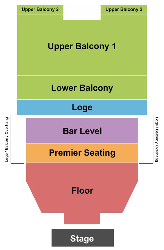 ENDSTAGE RSV FLOOR Seating Map Seating Chart