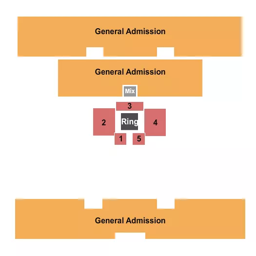 WRESTLING GA Seating Map Seating Chart