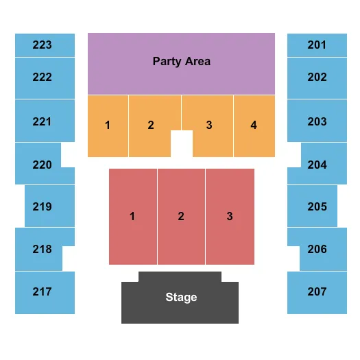 SINBAD Seating Map Seating Chart