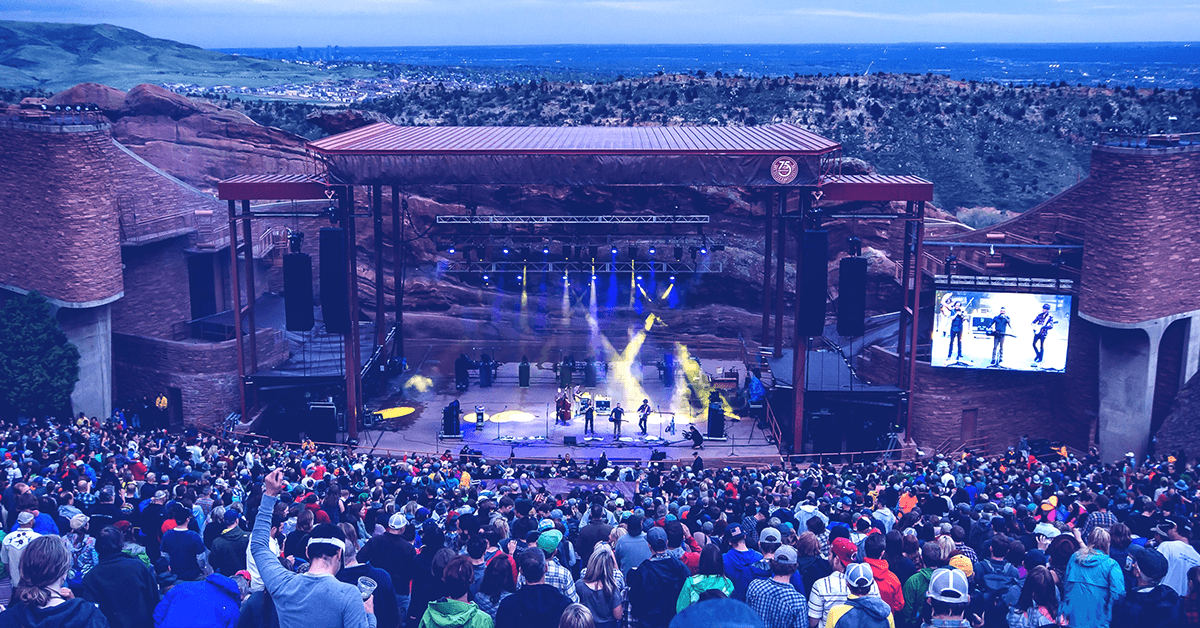 Red Rocks Amphitheatre Seating Charts &